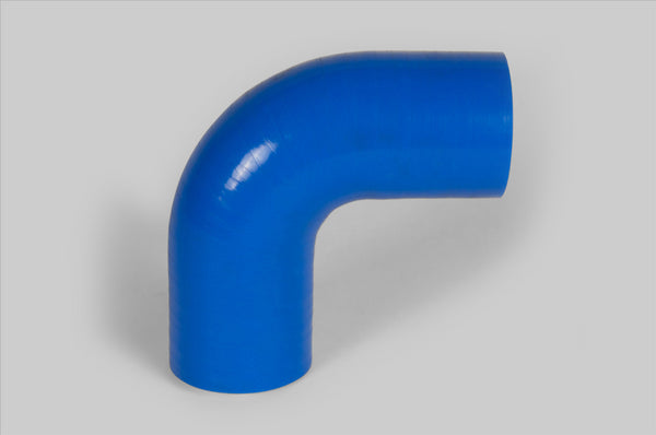 Silicone Hose 2.25" 90 Degree - Blue