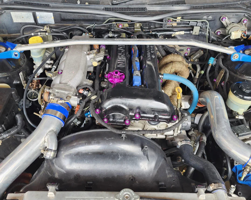 PRP Nissan Silvia S14/S15 SR20 Engine Bay Dress Up Washer Kit Purple (Order in)