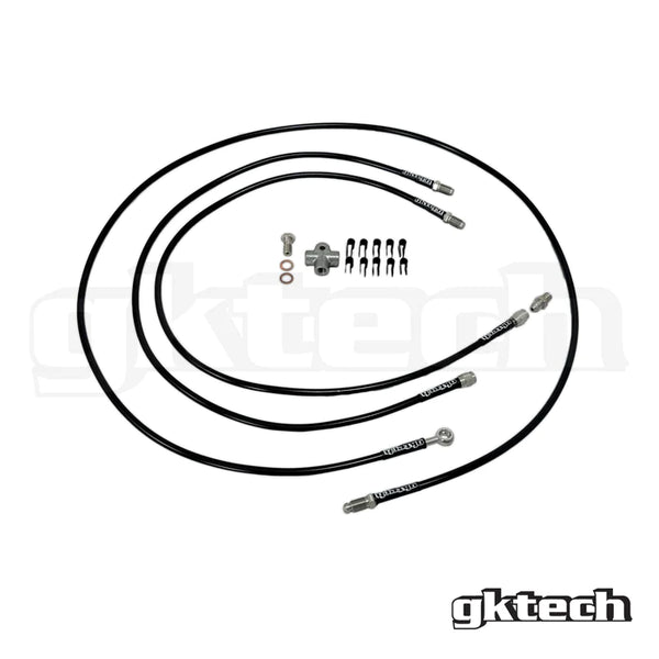 GKTECH STAND ALONE SS BRAIDED BRAKE LINE KIT
