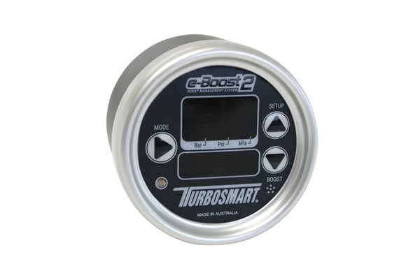 Turbosmart eBoost2 66mm Electronic Boost Controller (Black/Silver) (Order in)