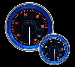 Prosport Volt Gauge 52mm Crystal Blue Series