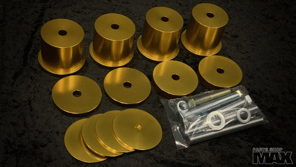 PSM E36 SubFrame Riser solid bushing replacement set