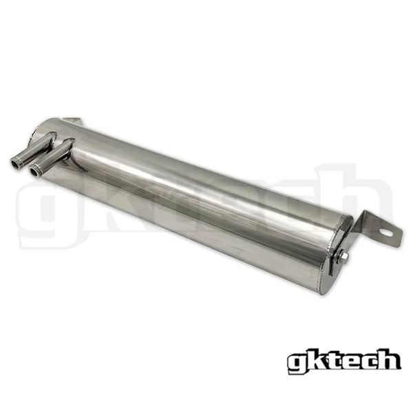 GKTECH S14/S15 OVER THE RADIATOR OIL CATCH CAN - POLISHED (Order in)