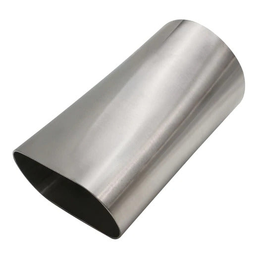 PROFLOW ADAPTER, EXHAUST, OVAL TO ROUND, STAINLESS STEEL, RAW, 3 IN. *SCRLES*