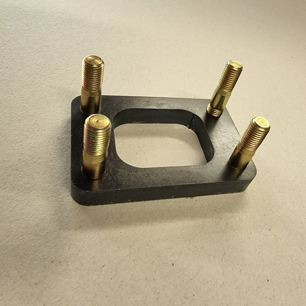 Mild Steel T3 Single Scroll Turbo Flange - Drilled & Tapped With Studs
